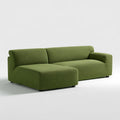 Modułowa sofa narożna, o nowoczesnej formie, kolor: szary