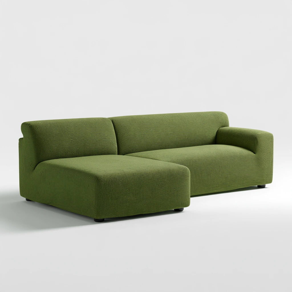 Modułowa sofa narożna, o nowoczesnej formie, kolor: szary