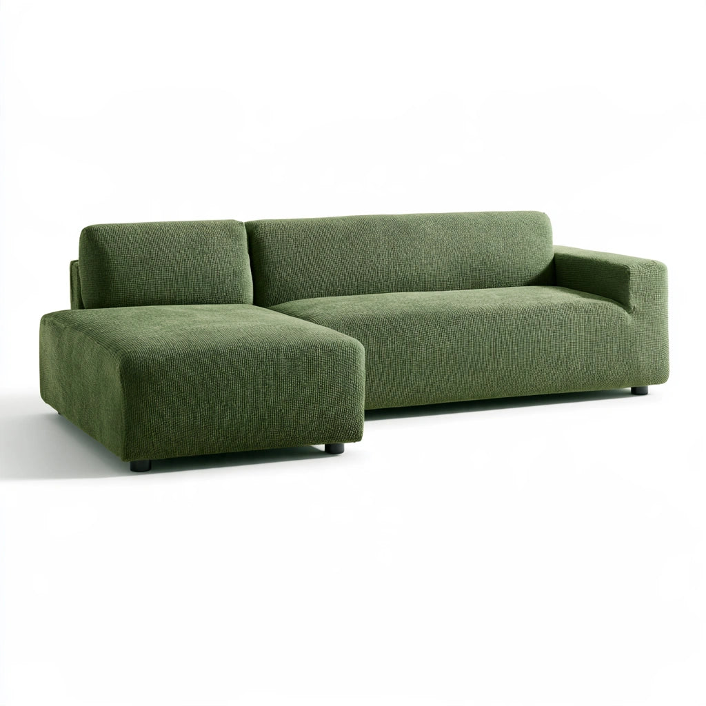 Modułowa sofa narożna, o nowoczesnej formie, kolor: szary