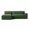 Modułowa sofa narożna, o nowoczesnej formie, kolor: szary