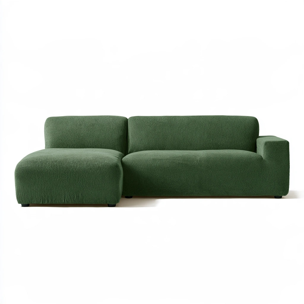 Modułowa sofa narożna, o nowoczesnej formie, kolor: szary